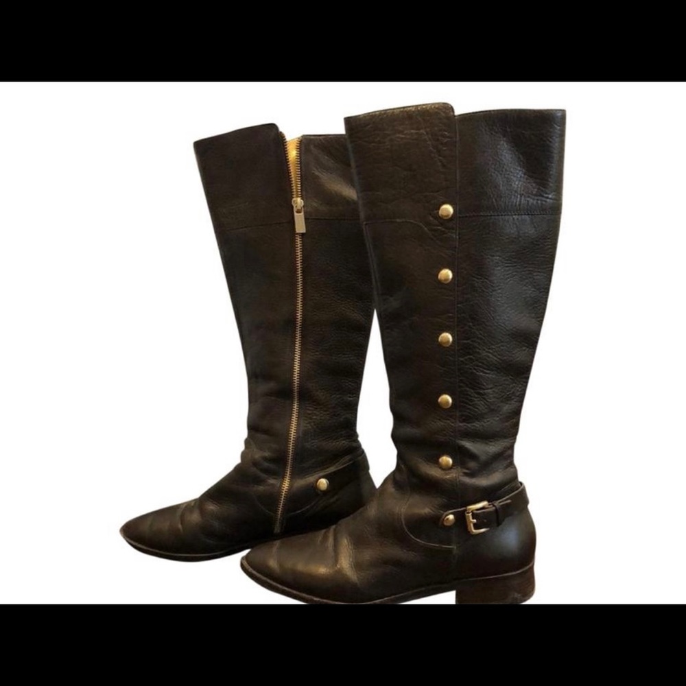 Michael Kors Brown Leather Boots